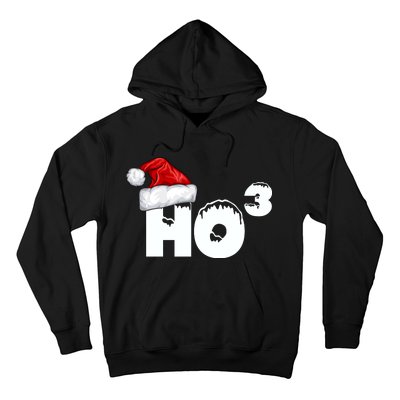 Santa HO HO3 Christmas Funny Hoodie