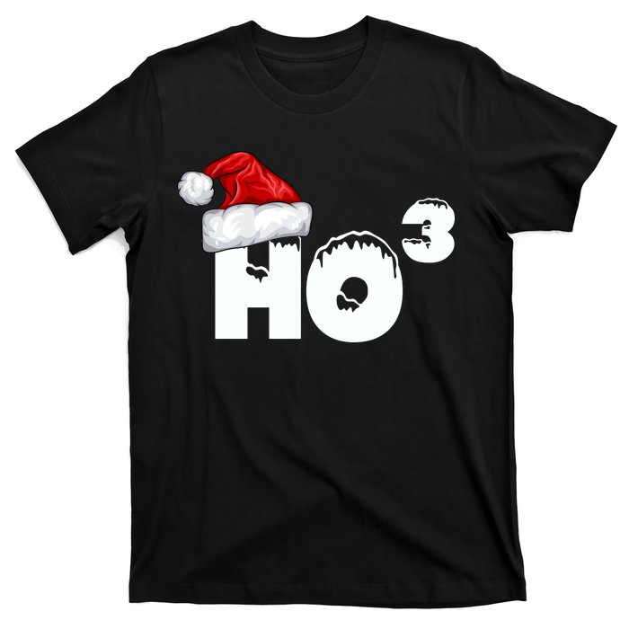 Santa HO HO3 Christmas Funny T-Shirt