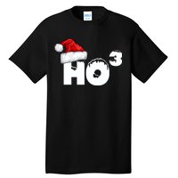 Santa HO HO3 Christmas Funny Tall T-Shirt