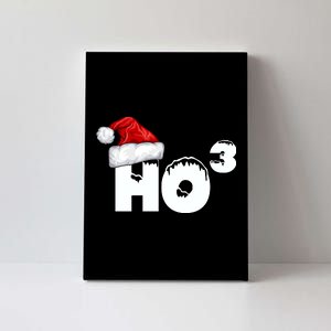 Santa HO HO3 Christmas Funny Canvas