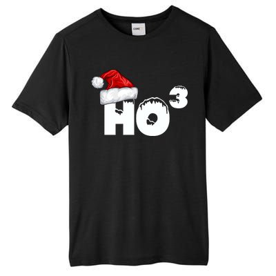 Santa HO HO3 Christmas Funny Tall Fusion ChromaSoft Performance T-Shirt