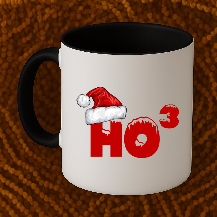 Santa HO HO3 Christmas Funny Mug