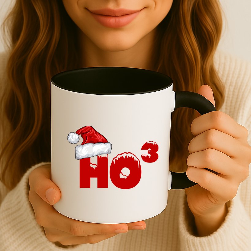 Santa HO HO3 Christmas Funny Mug