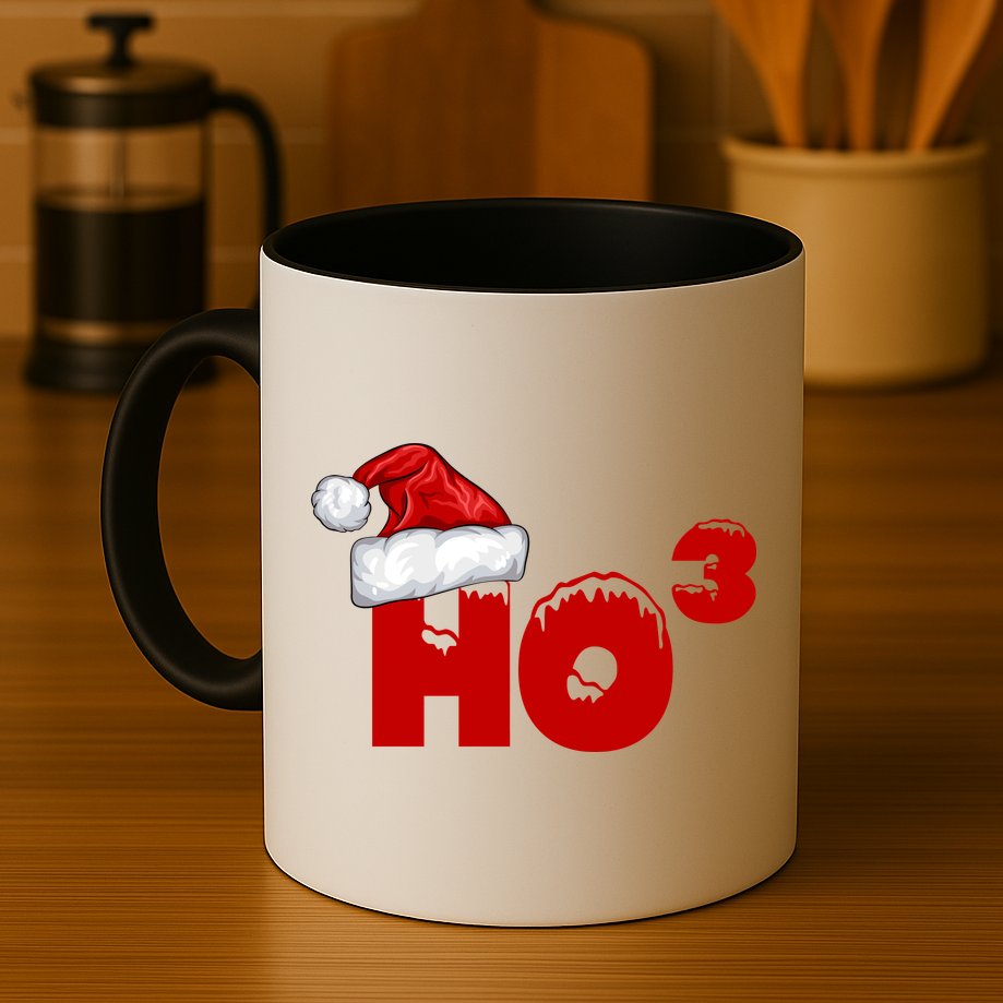 Santa HO HO3 Christmas Funny Mug