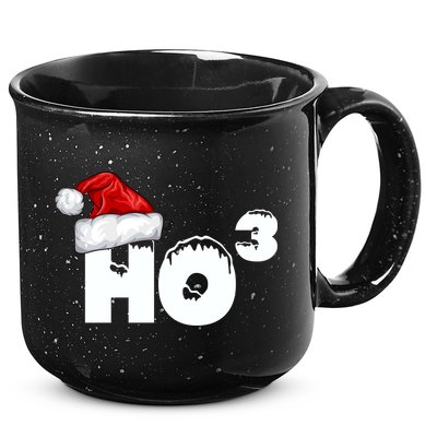 Santa HO HO3 Christmas Funny 15oz Campfire Ceramic Mug