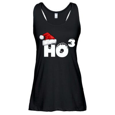 Santa HO HO3 Christmas Funny Ladies Essential Flowy Tank