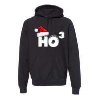 Santa HO HO3 Christmas Funny Premium Hoodie