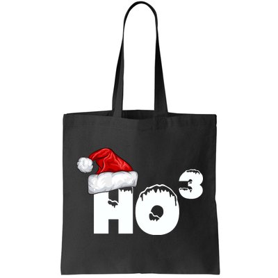 Santa HO HO3 Christmas Funny Tote Bag