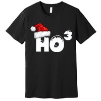 Santa HO HO3 Christmas Funny Premium T-Shirt