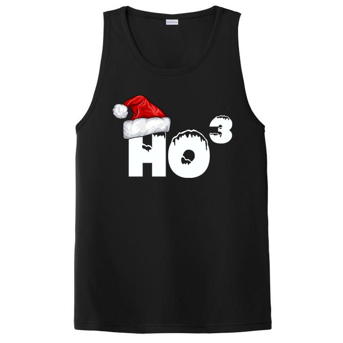 Santa HO HO3 Christmas Funny PosiCharge Competitor Tank