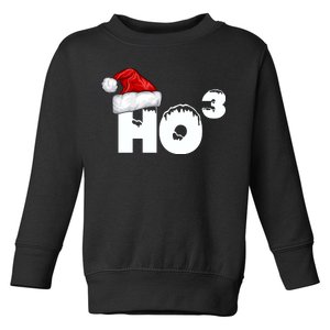 Santa HO HO3 Christmas Funny Toddler Sweatshirt