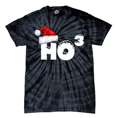 Santa HO HO3 Christmas Funny Tie-Dye T-Shirt