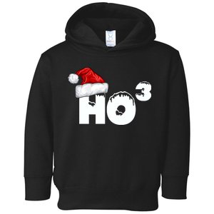 Santa HO HO3 Christmas Funny Toddler Hoodie