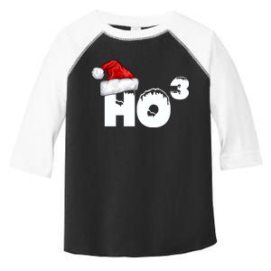 Santa HO HO3 Christmas Funny Toddler Fine Jersey T-Shirt