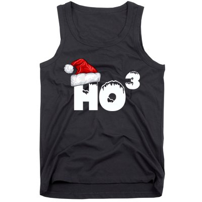 Santa HO HO3 Christmas Funny Tank Top
