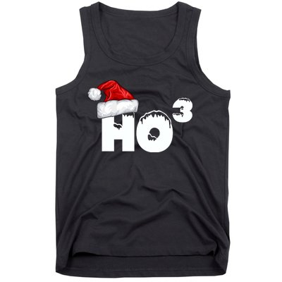 Santa HO HO3 Christmas Funny Tank Top