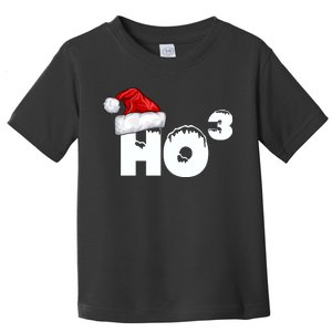 Santa HO HO3 Christmas Funny Toddler T-Shirt