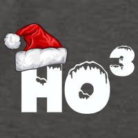 Santa HO HO3 Christmas Funny Vector Backpack