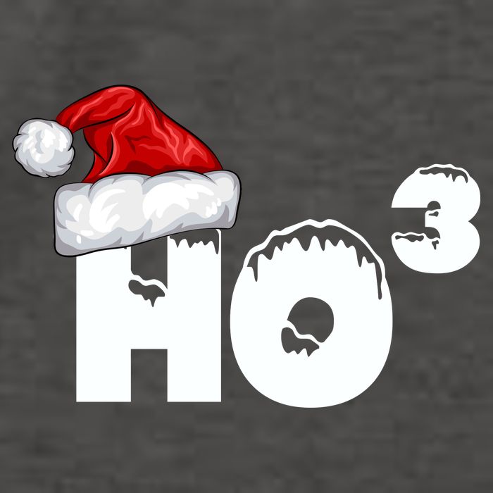 Santa HO HO3 Christmas Funny Vector Backpack