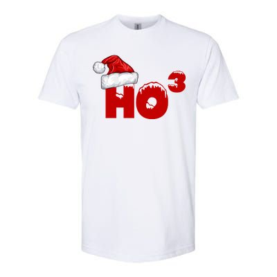 Santa HO HO3 Christmas Funny Softstyle CVC T-Shirt