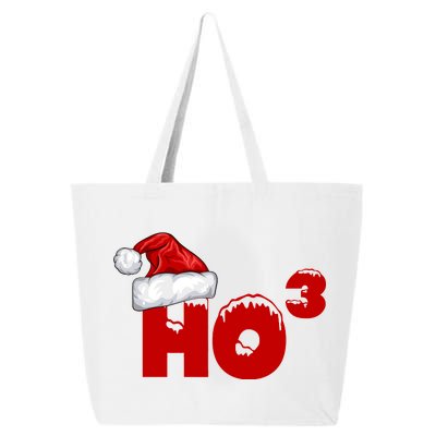 Santa HO HO3 Christmas Funny 25L Jumbo Tote