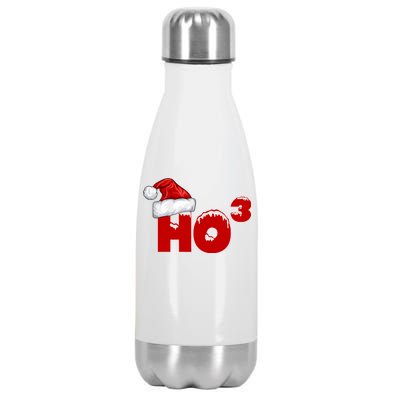 Santa HO HO3 Christmas Funny Stainless Steel Insulated Water Bottle