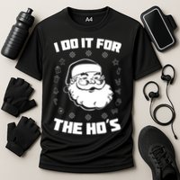 Santa I Do It For The Ho's Funny X-Mas Performance Shirt