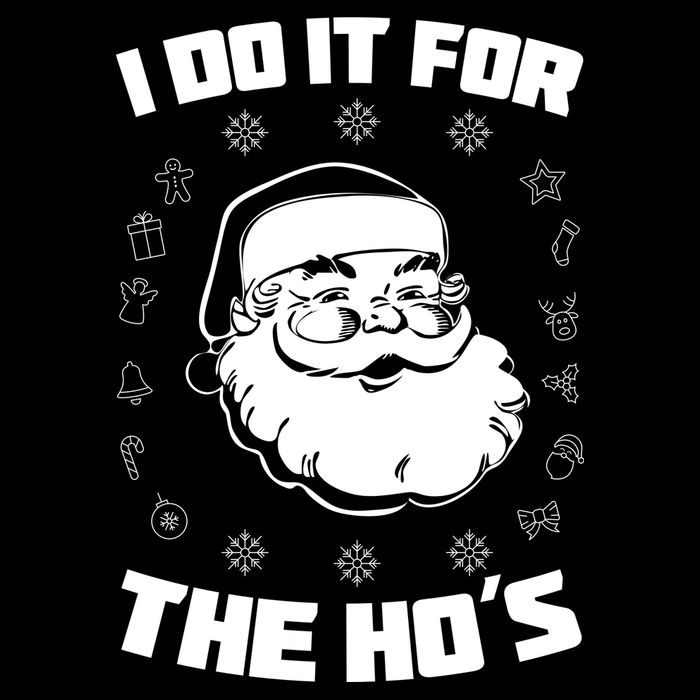 Santa I Do It For The Ho's Funny X-Mas Impact Tech Backpack