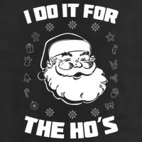 Santa I Do It For The Ho's Funny X-Mas Adult Drive Performance Visor