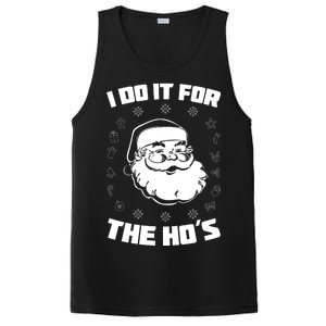 Santa I Do It For The Ho's Funny X-Mas PosiCharge Competitor Tank