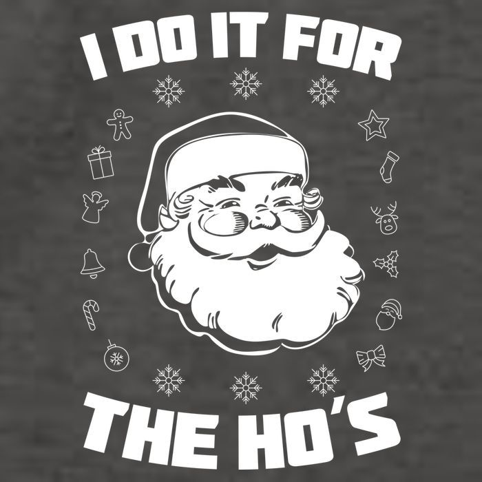 Santa I Do It For The Ho's Funny X-Mas Vector Backpack