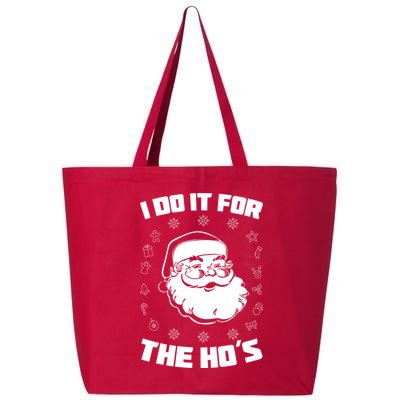 Santa I Do It For The Ho's Funny X-Mas 25L Jumbo Tote