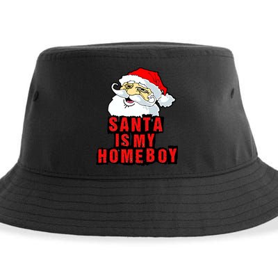 Santa Is My Homeboy Sustainable Bucket Hat