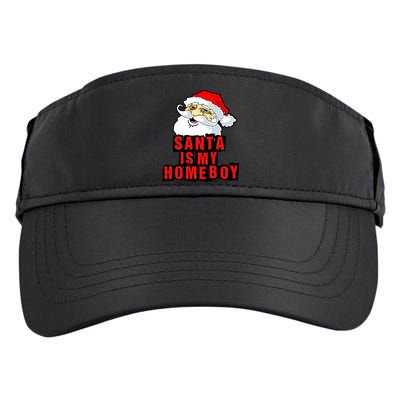 Santa Is My Homeboy Adult Drive Performance Visor
