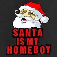 Santa Is My Homeboy Adult Drive Performance Visor
