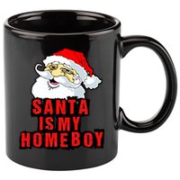 Santa Is My Homeboy 11oz C Handle Ceramic Mug
