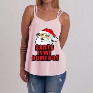 Santa Is My Homeboy Women's Strappy Tank