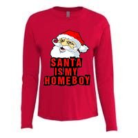 Santa Is My Homeboy Womens Cotton Relaxed Long Sleeve T-Shirt