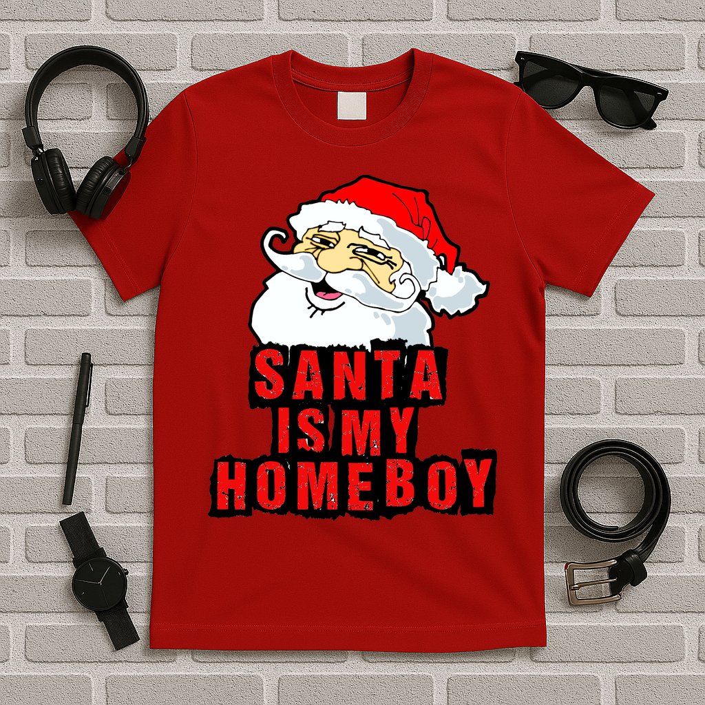 Santa Is My Homeboy T-Shirt