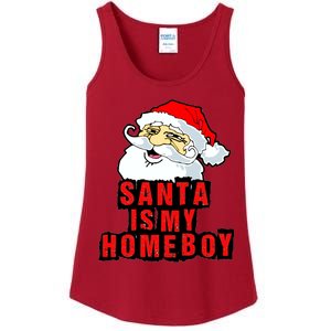 Santa Is My Homeboy Ladies Essential Tank