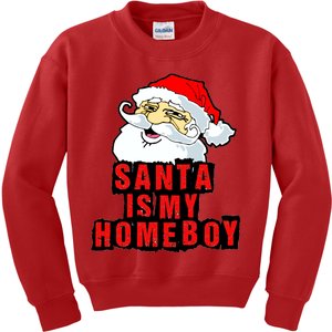 Santa Is My Homeboy Kids Sweatshirt