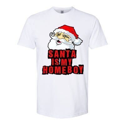 Santa Is My Homeboy Softstyle® CVC T-Shirt