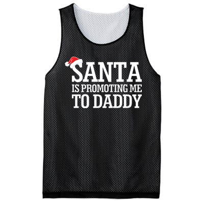 Santa Is Promoting Me To Daddy Mesh Reversible Basketball Jersey Tank