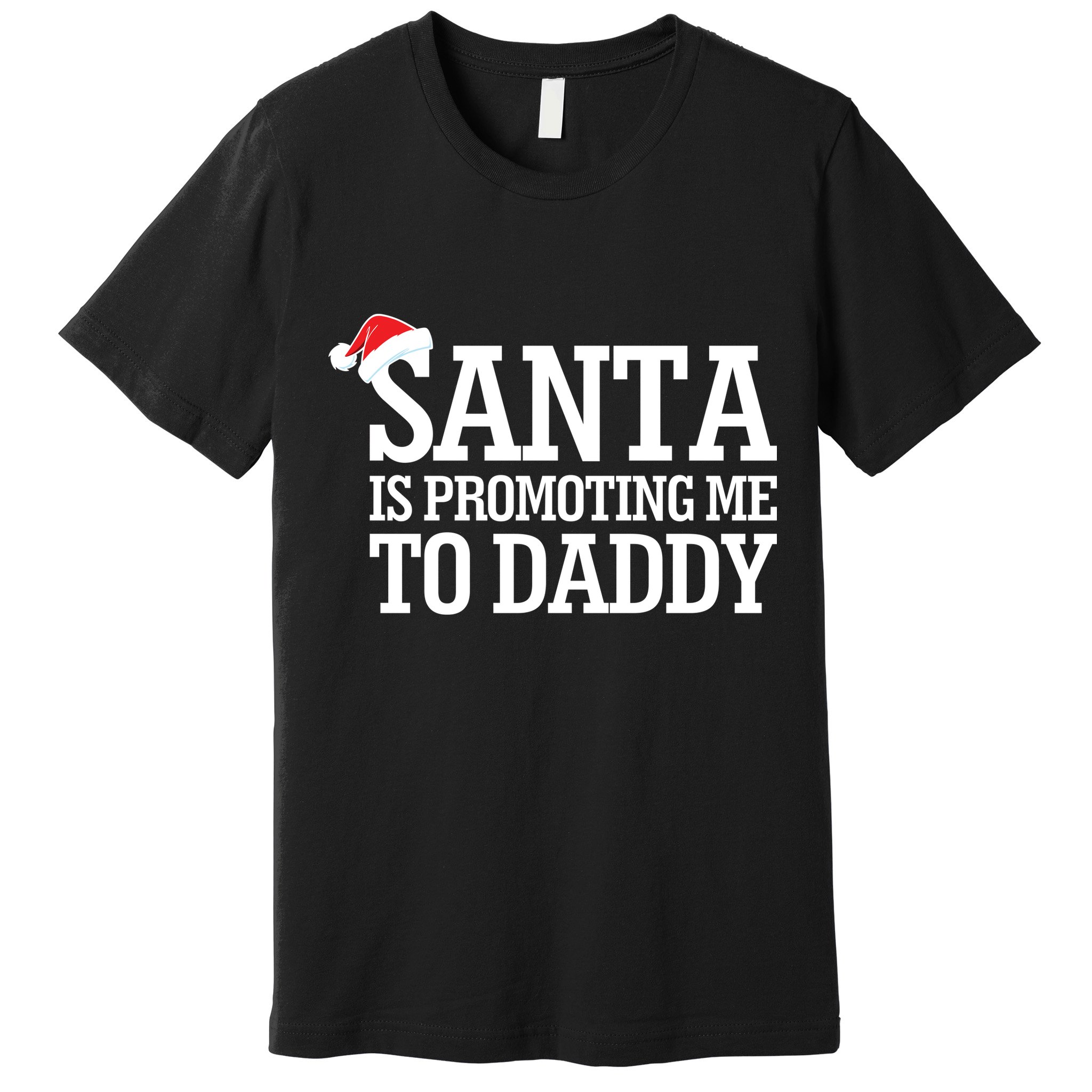 Santa Is Promoting Me To Daddy Premium T-Shirt