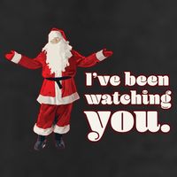 Santa I've Been Watching You Cool Comfort Performance Bucket Hat
