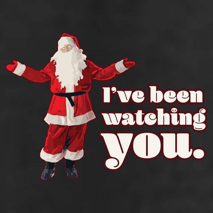 Santa I've Been Watching You Cool Comfort Performance Bucket Hat