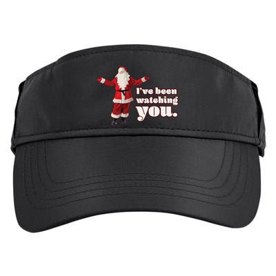 Santa I've Been Watching You Adult Drive Performance Visor