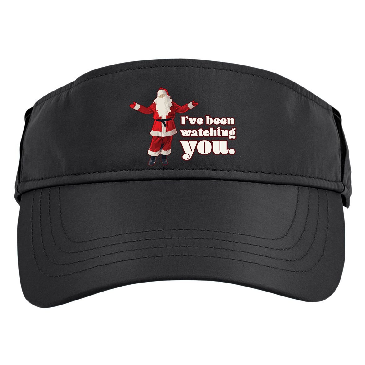 Santa I've Been Watching You Adult Drive Performance Visor