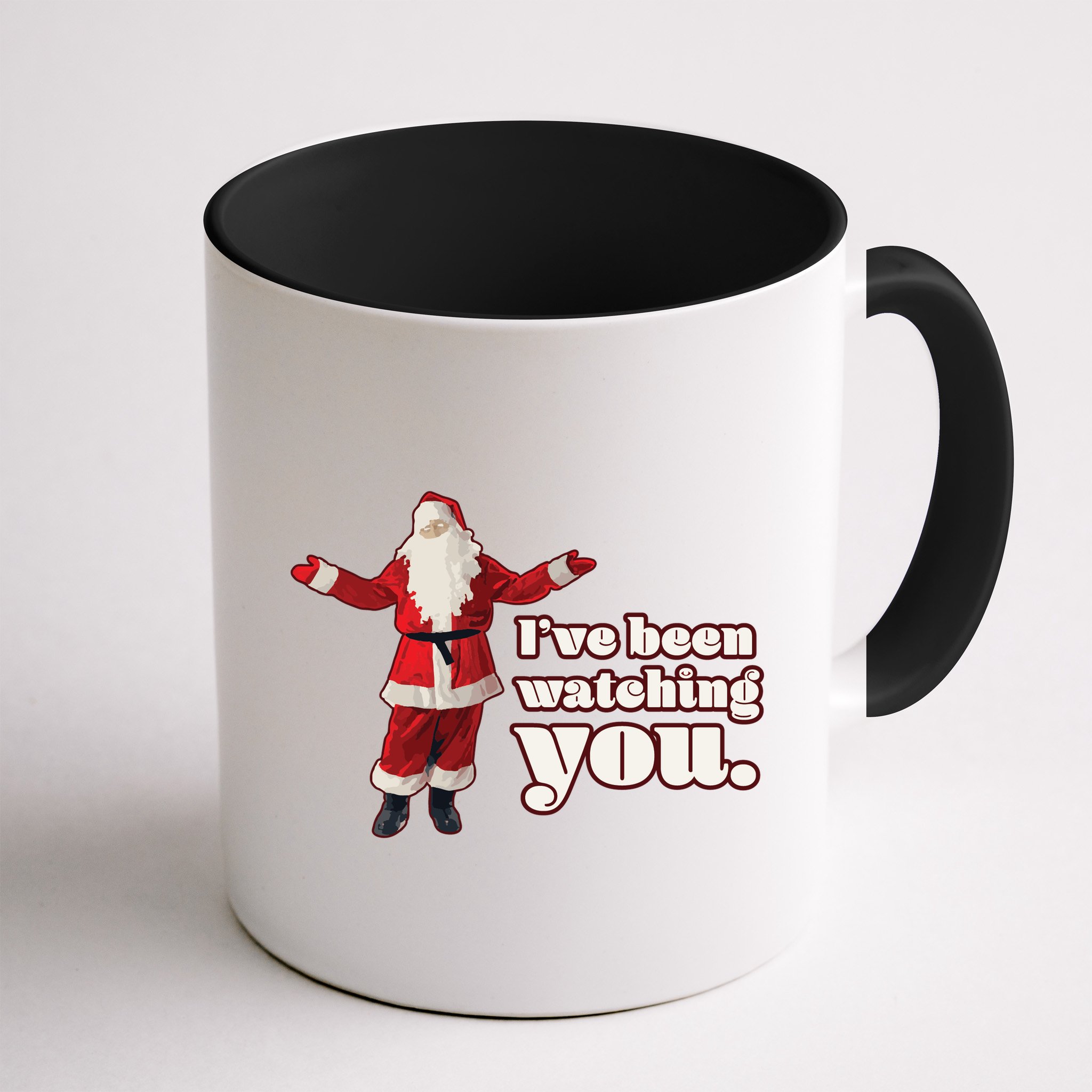Santa I've Been Watching You Mug