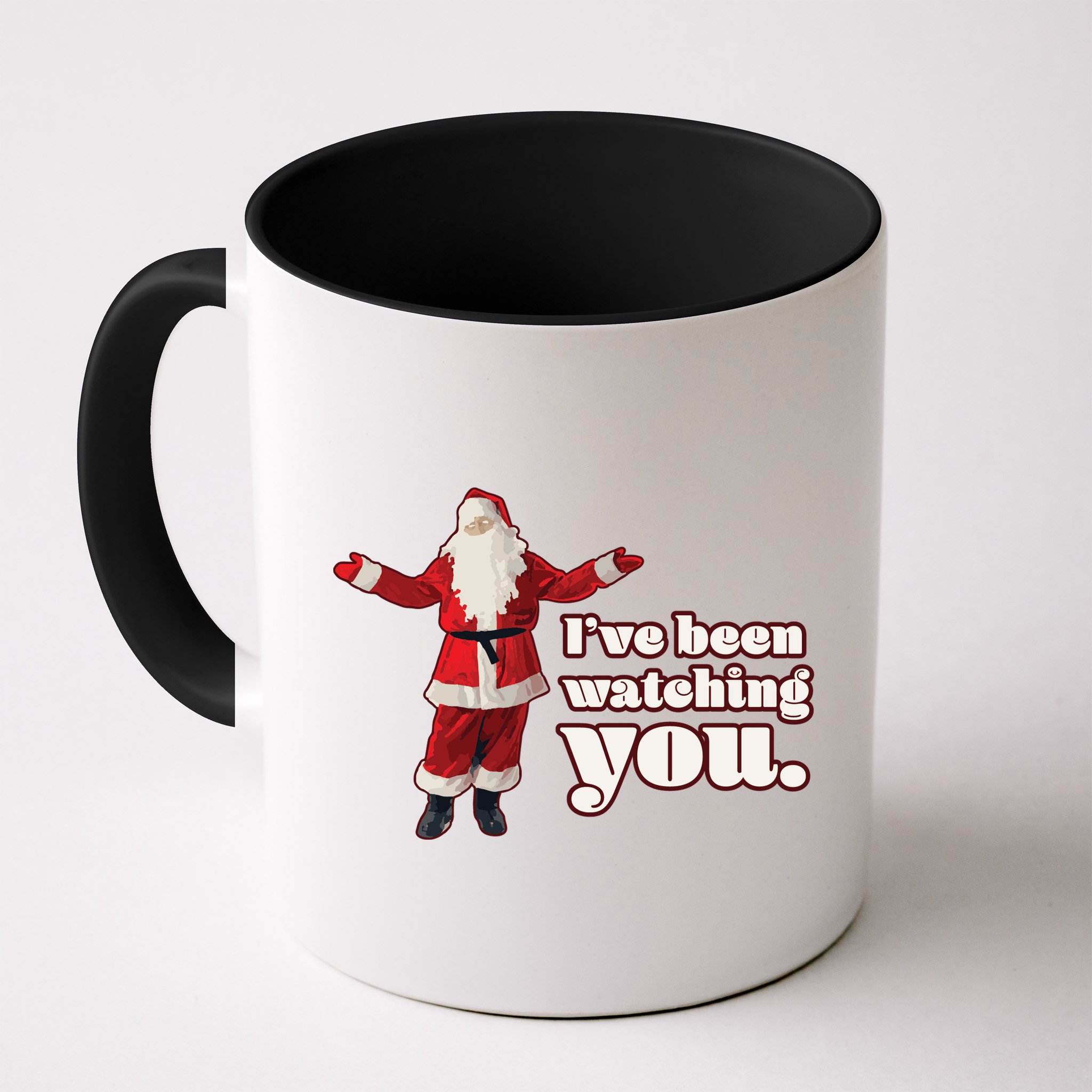 Santa I've Been Watching You Mug